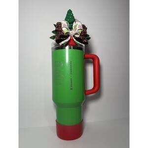 Custom Holiday Stanley X Starbucks USA 2025 PEARL GREEN 40oz Tumbler BNWT